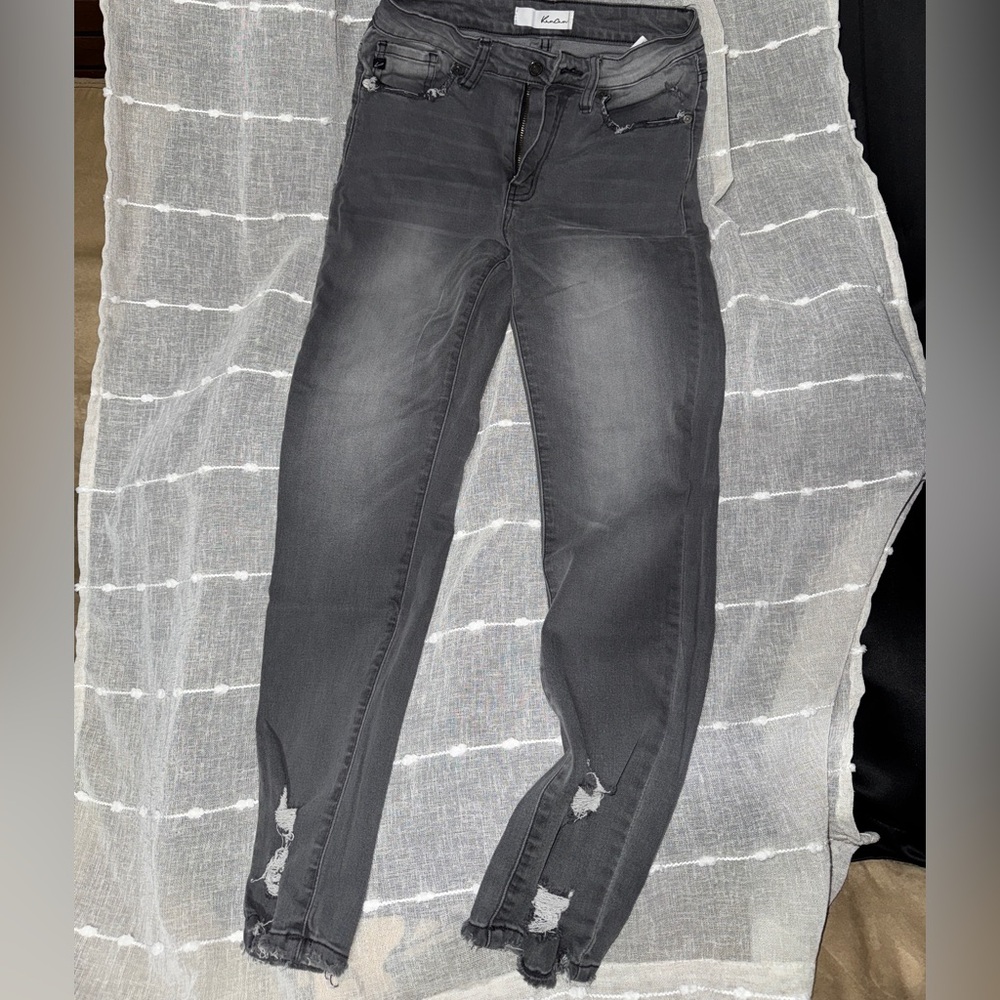Kancan Jeans Womans Size 5/26 Estilo black wash